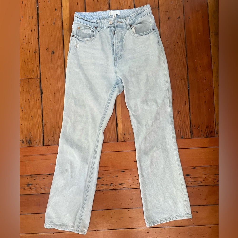 H&M Light Blue Flare Jeans